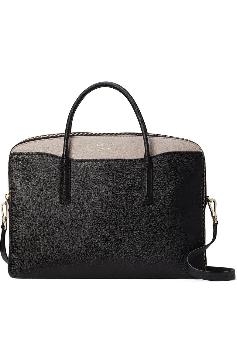 Kate Spade New York margaux leather universal laptop bag, Main, color,