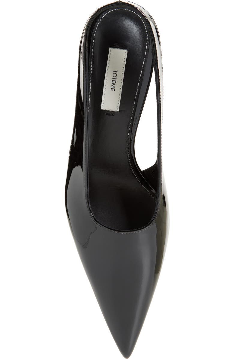 TOTEME Classic Kitten Heel Slingback Pump, Alternate, color, Black