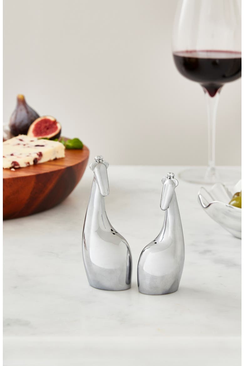 Savanna Salt & Pepper Shakers, Alternate, color, GIRAFFE