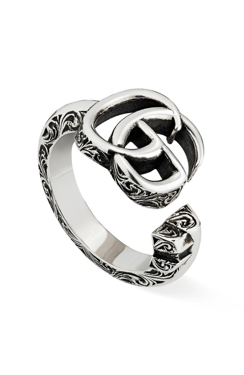 Gucci Double-G Key Ring, Alternate, color, 