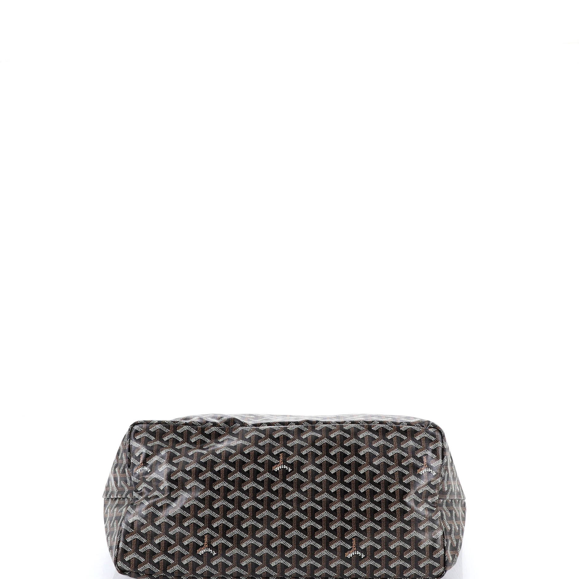 Pre-Owned Goyard Saint Louis Tote Coated Canvas GM, Alternate, color, Brown