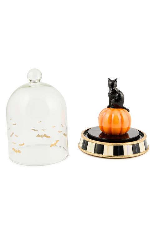 Mackenzie-childs Mackenzie Childs Halloween Black Cat Cloche In Multi
