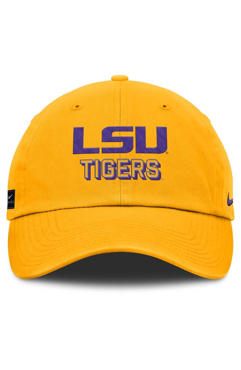Nike Men's Nike Gold LSU Tigers 2025 On-Field Club Adjustable Hat, Alternate, color, Gold