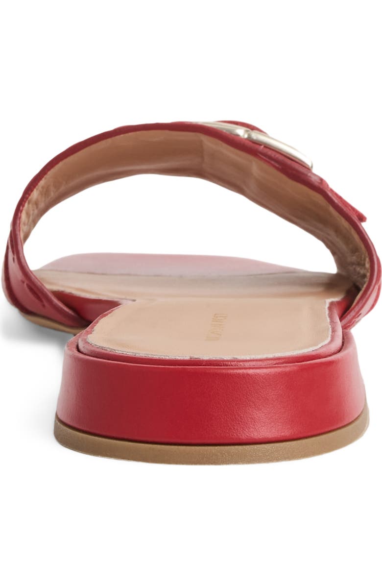 Bruno Magli Bellini Buckle Strap Slide Sandal, Alternate, color, Berry Nappa