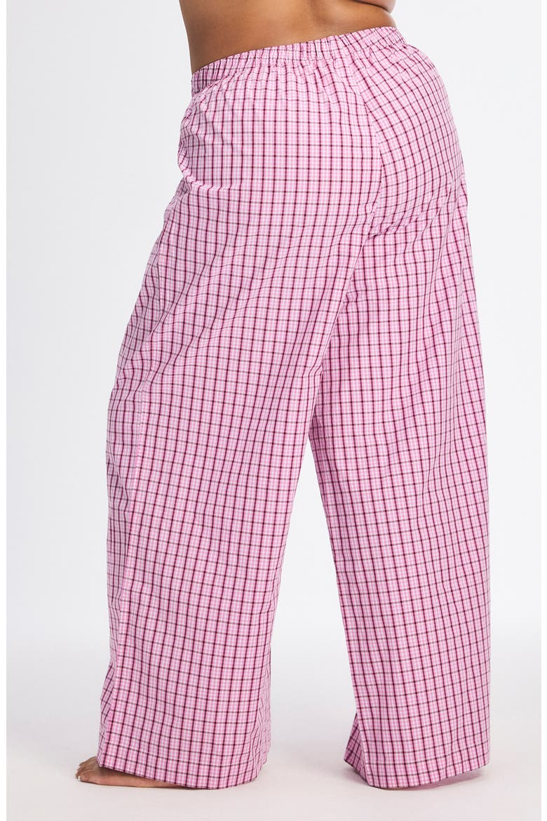 Kickback Casuals Sleep Pants, Alternate, color, TULIP PINK PLAID BEHAVIOR
