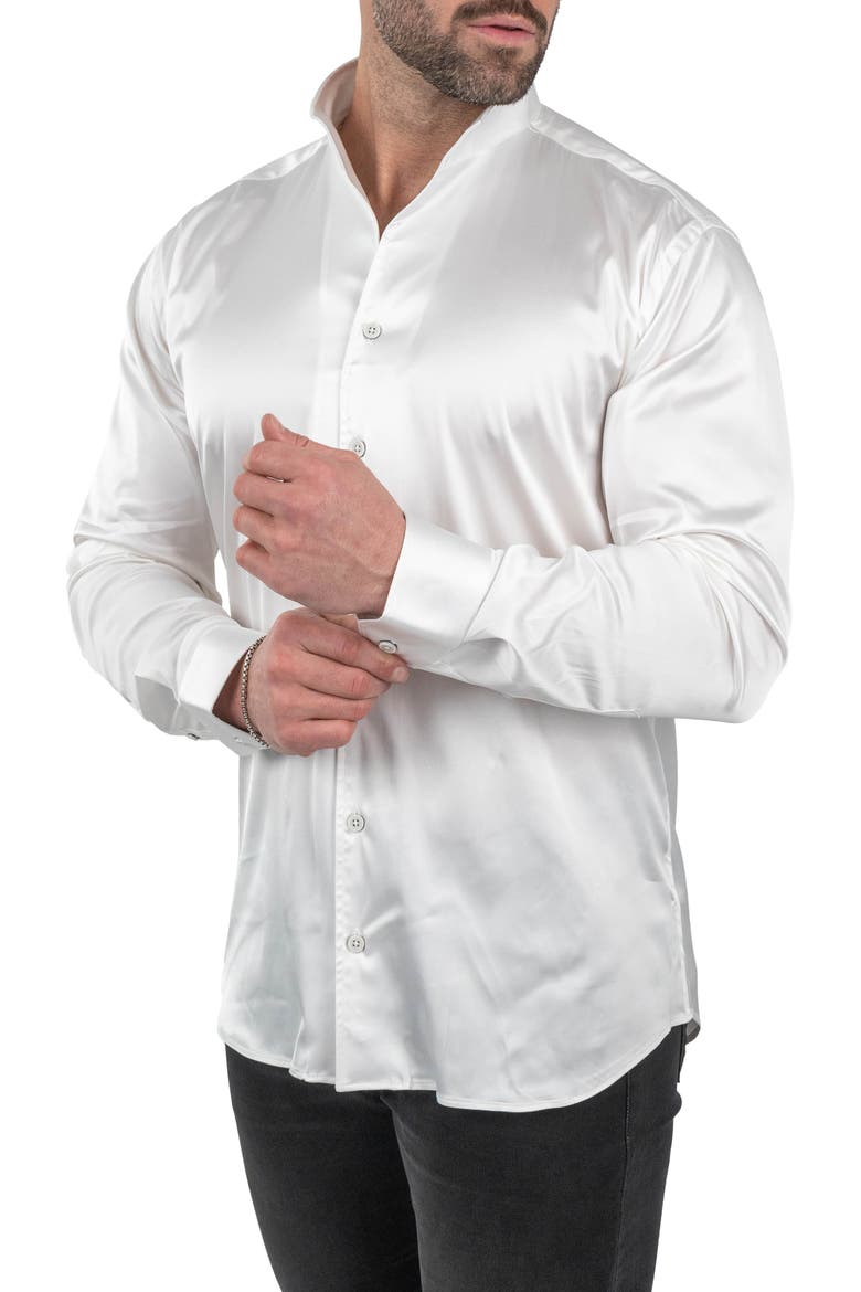 Ceremony Prince Button-Up Shirt, Alternate, color, WHITE