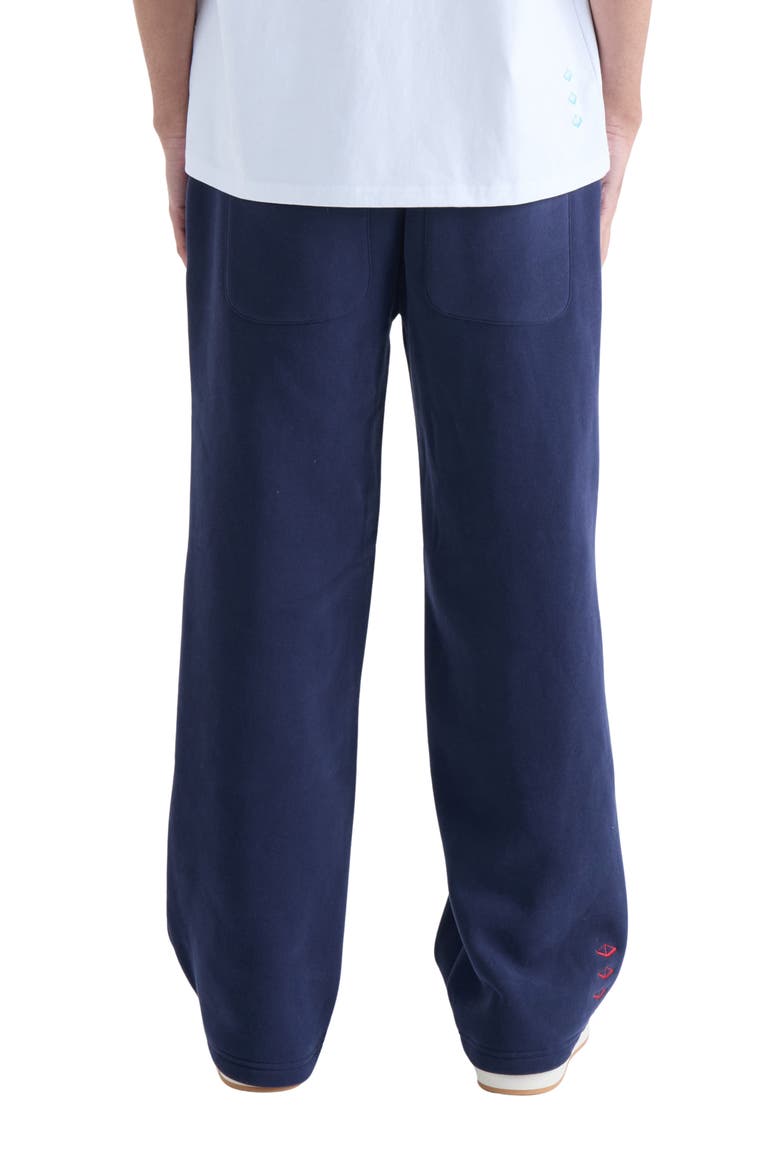 Us Against Time Fleece Track Pants, Alternate, color, NAVY