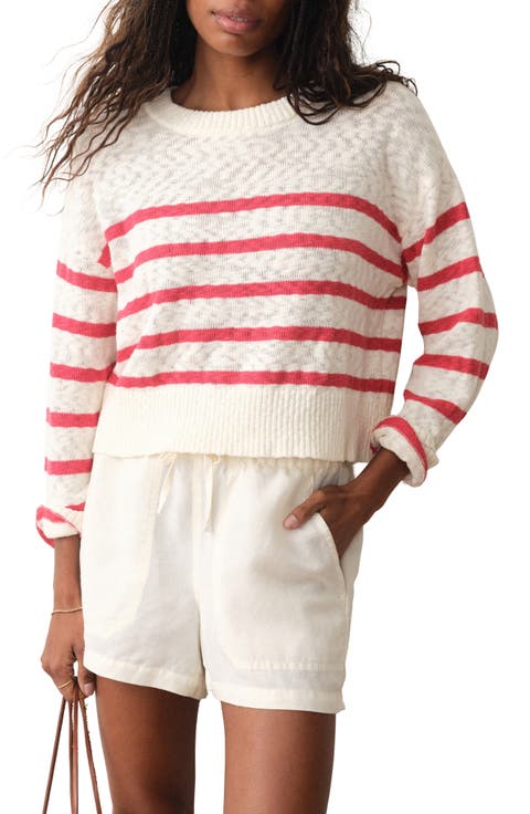 Seabreeze Striped Crewneck Sweater