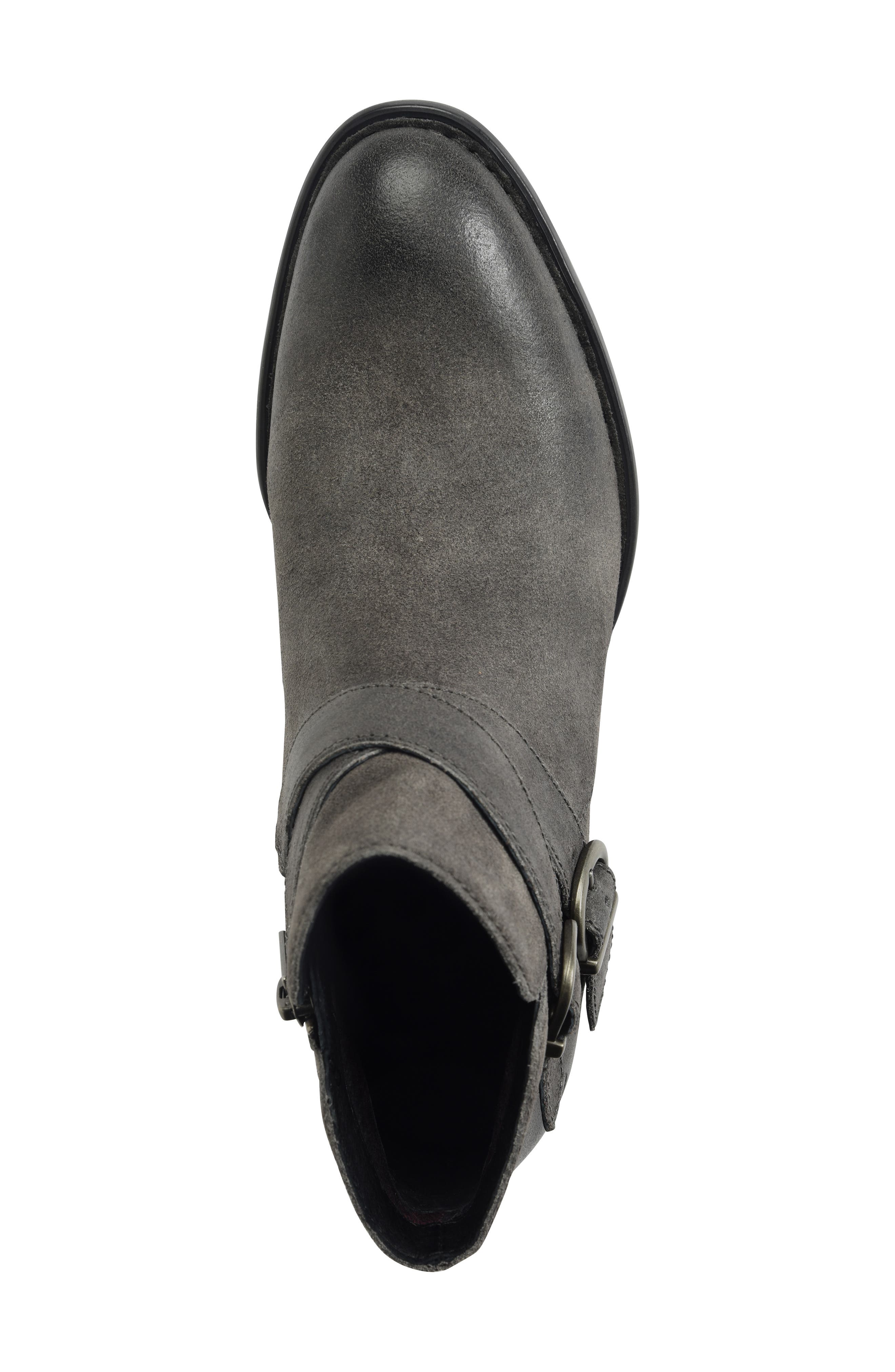 Ozark Bootie, Alternate, color, DARK GREY DISTRESSED LEATHER