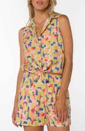 VELVET HEART Lilliana Sleeveless Linen Button-Up Shirt
