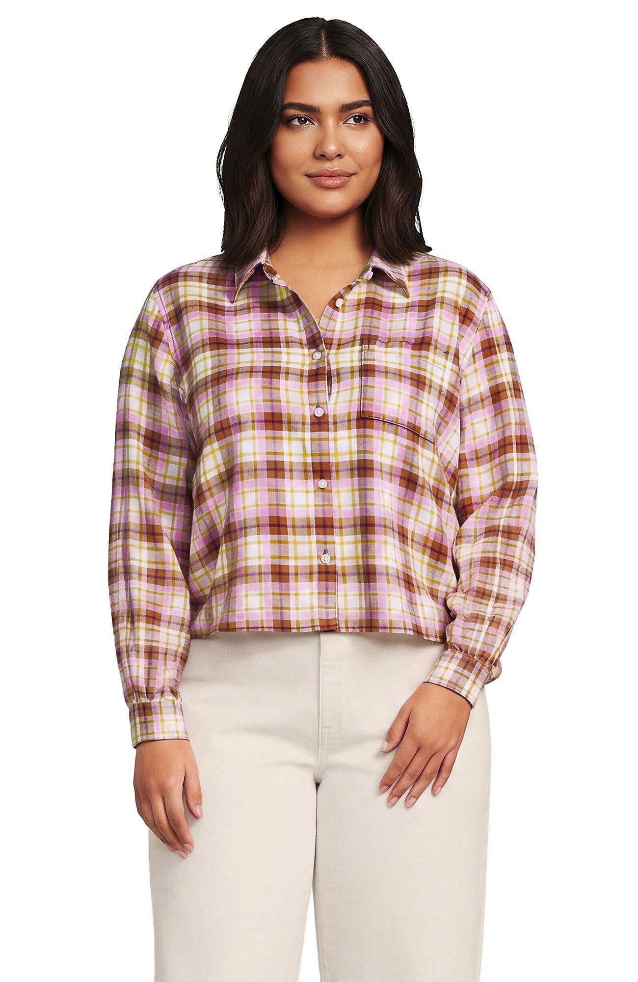 Rich Ginger/Aster Pink Plaid