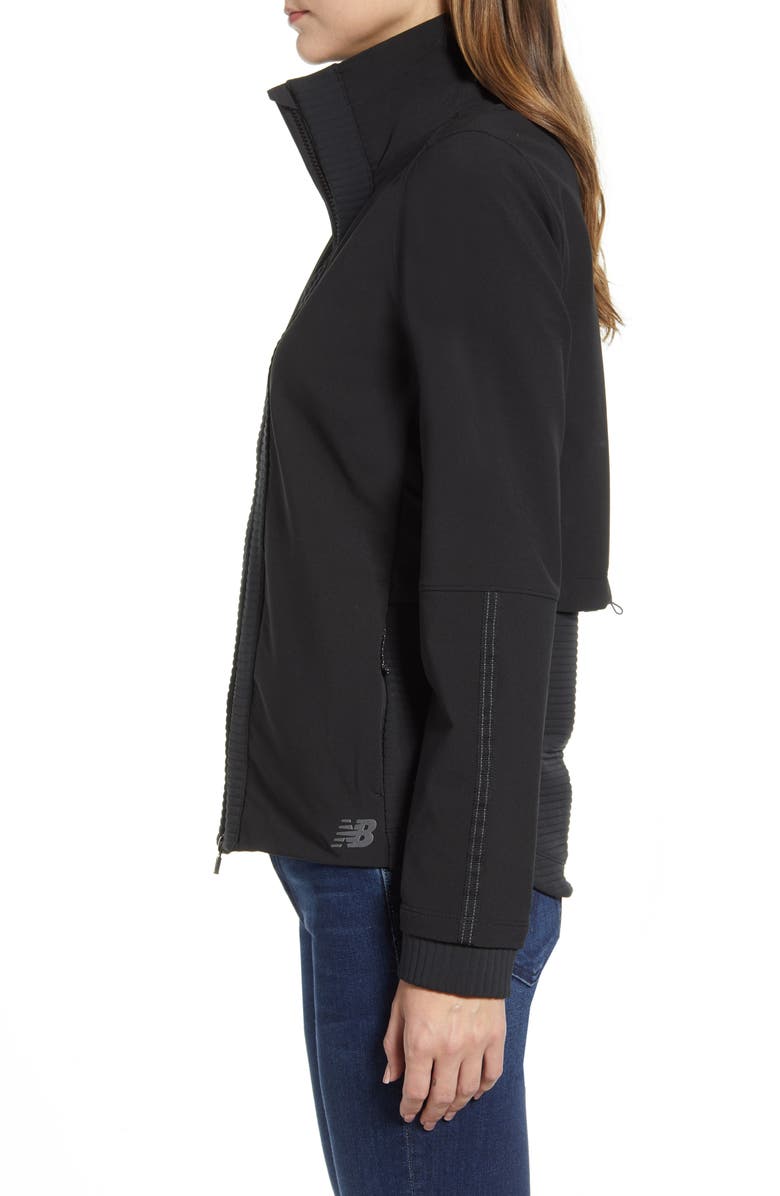 New Balance Q Speed Winterwatch Water Resistant Jacket, Alternate, color, Black