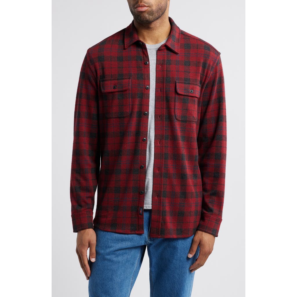 Faherty Legend Button-up Shirt In Red