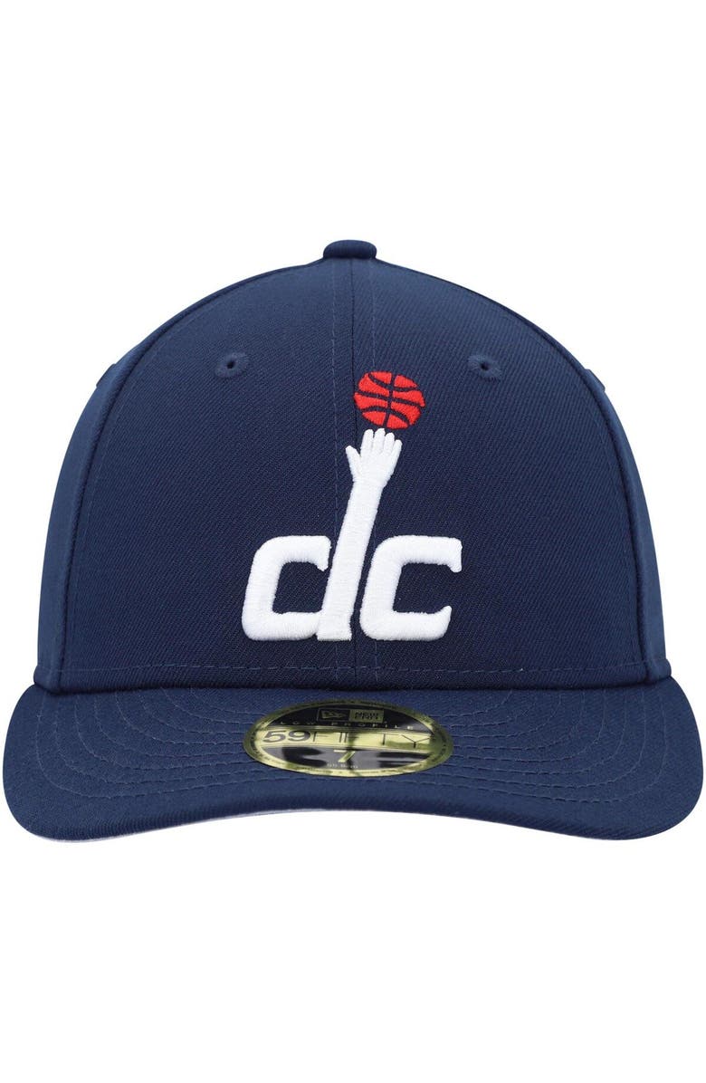 New Era Men's New Era Navy Washington Wizards Team Low Profile 59FIFTY Fitted Hat, Alternate, color, 