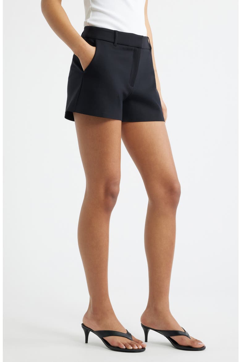 CEO Scuba Knit Shorts, Alternate, color, BLACK