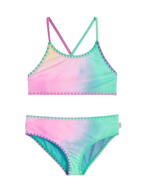 Limeapple Gradient Printed Bikini Set