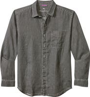 Tommy Bahama Sea Glass Breezer Classic Fit Button-Up Linen Shirt