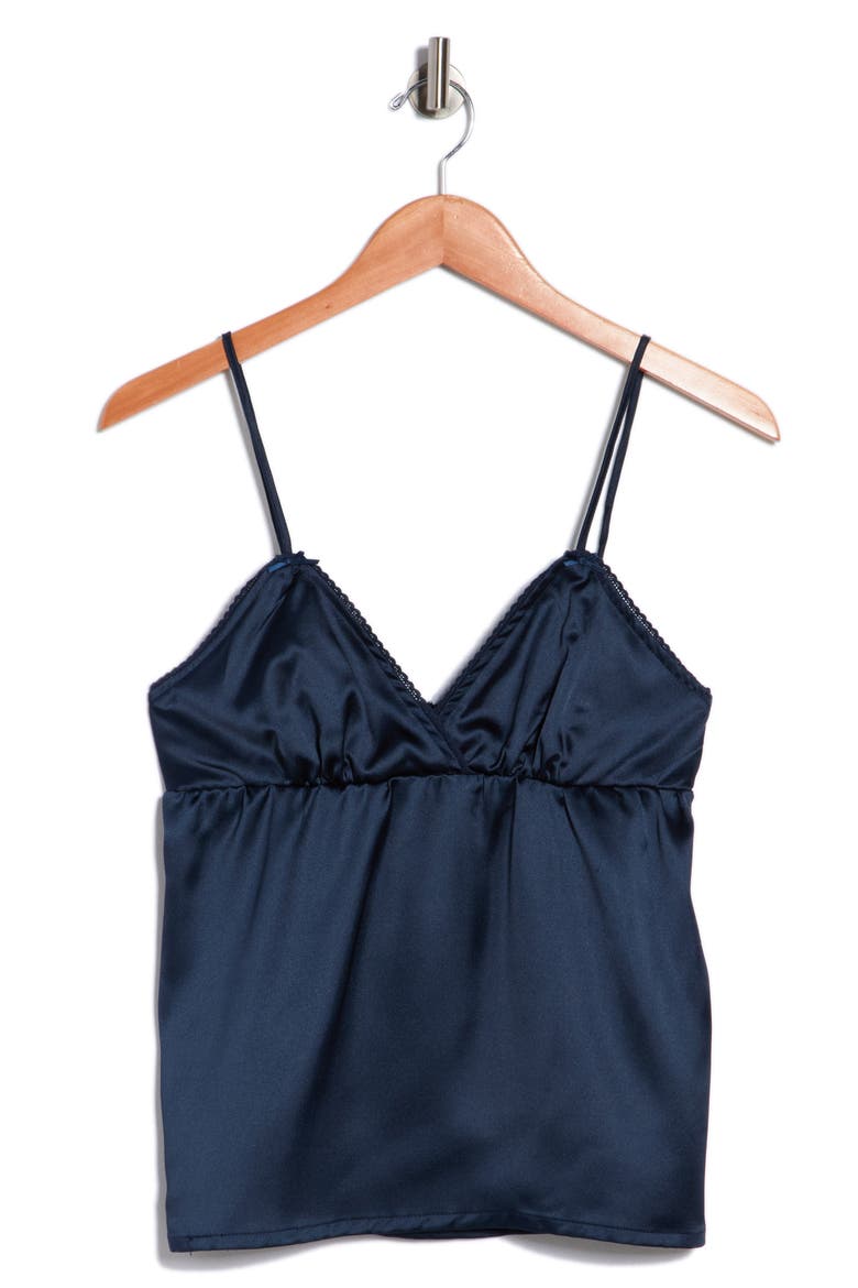 Satin Camisole, Alternate, color, NAVY
