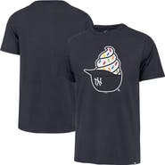 '47 Men's '47 Navy New York Yankees Ice Cream Helmet Franklin T-Shirt