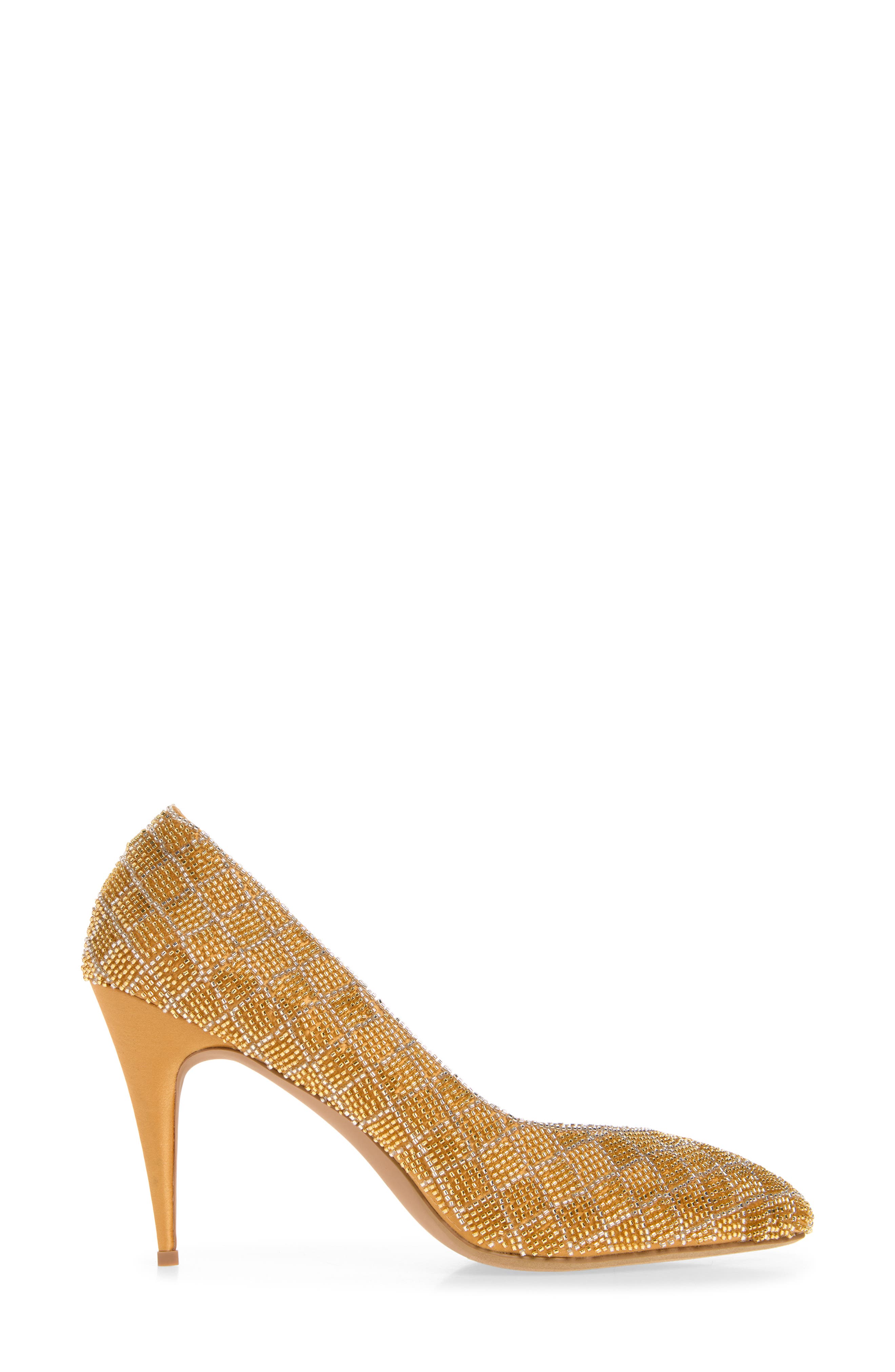 Jeffrey Campbell Wealth Pump, Alternate, color, Gold Combo
