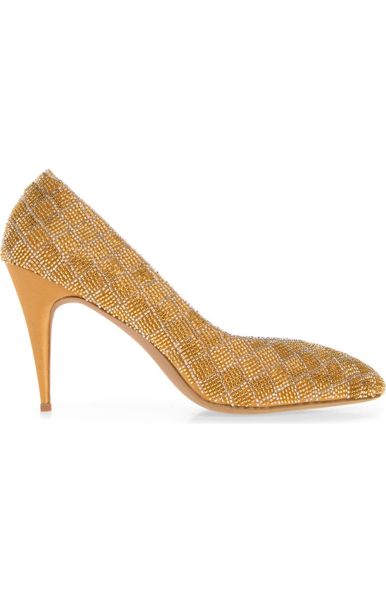 Jeffrey Campbell Wealth Pump, Alternate, color, Gold Combo