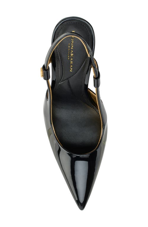 Donna Karan New York Donna Pointed Toe Slingback Pump In Black