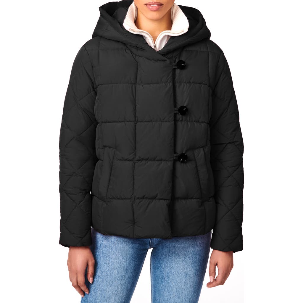 Bernardo Hooded Recycled Polyester Puffer Jacket