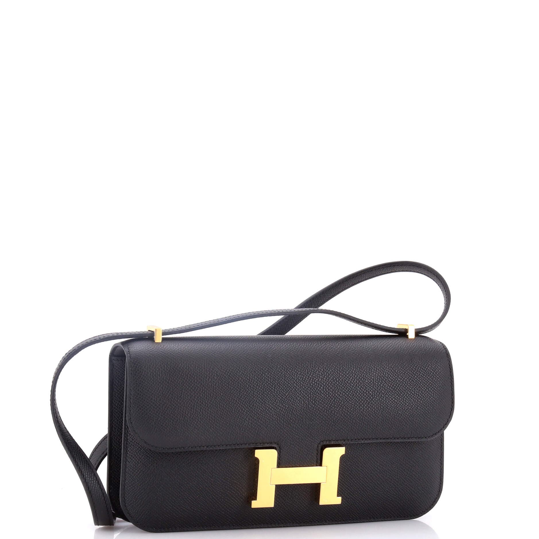 Pre-Owned Hermes Constance Elan NM Bag Epsom 25, Alternate, color, Noir