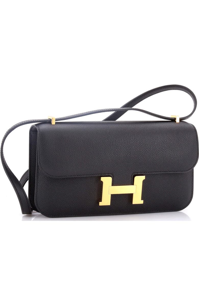 Pre-Owned Hermes Constance Elan NM Bag Epsom 25, Alternate, color, Noir