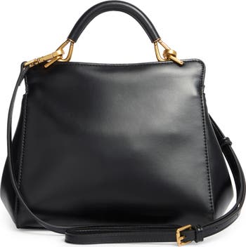 Lucia Faux Leather Top Handle Bag