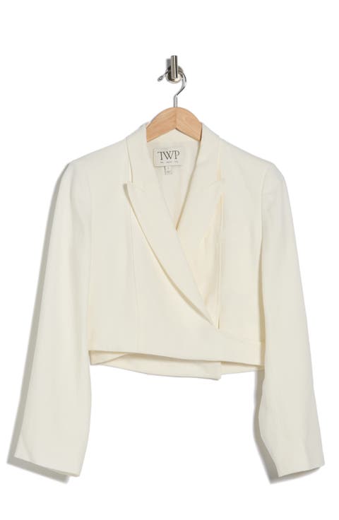 Hunter Linen Crop Blazer