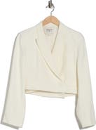 TWP Hunter Linen Crop Blazer