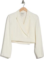 TWP Hunter Linen Crop Blazer