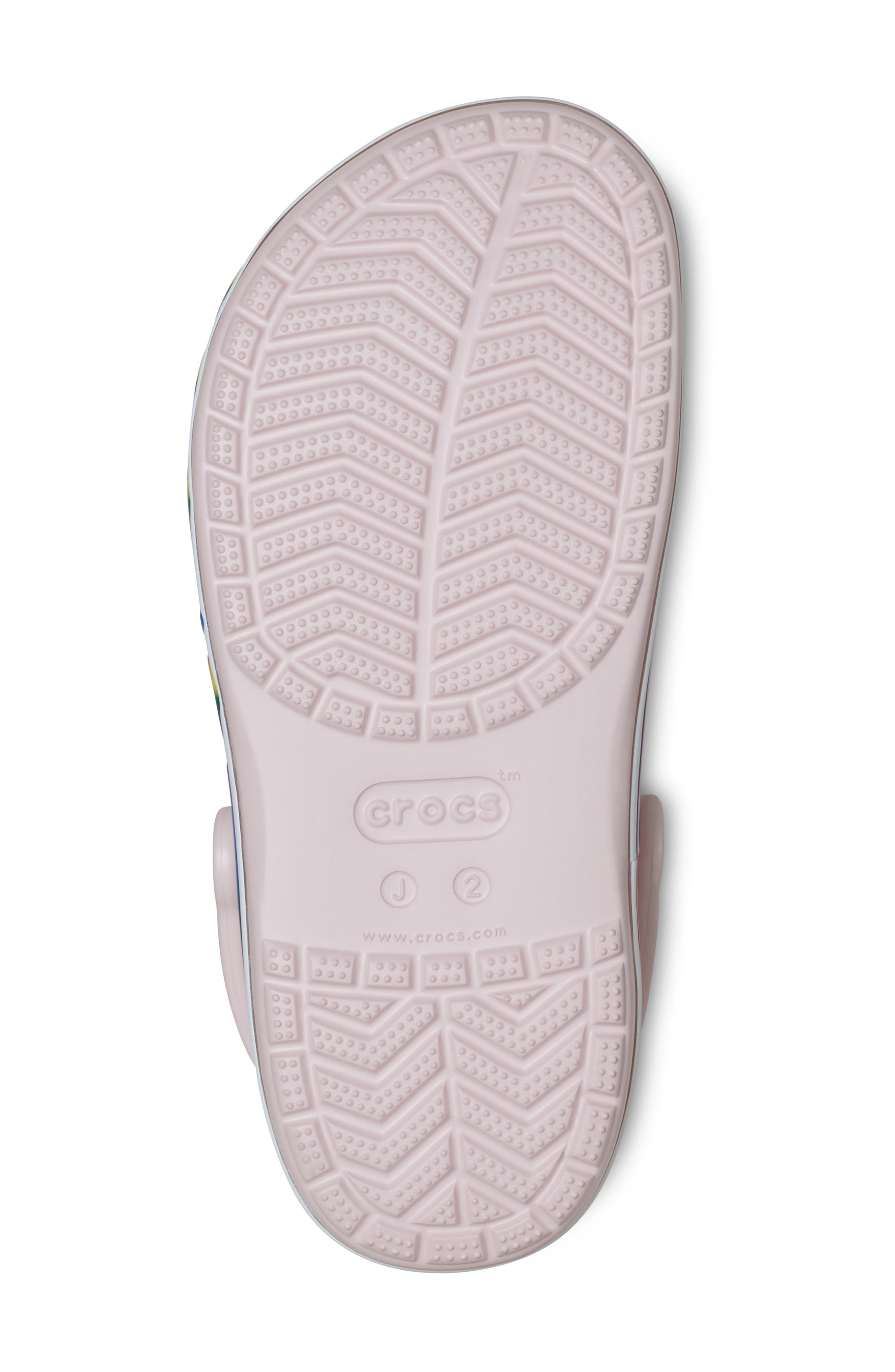 Kids' Bayaband Rainbow Band Clog, Alternate, color, BARELY PINK