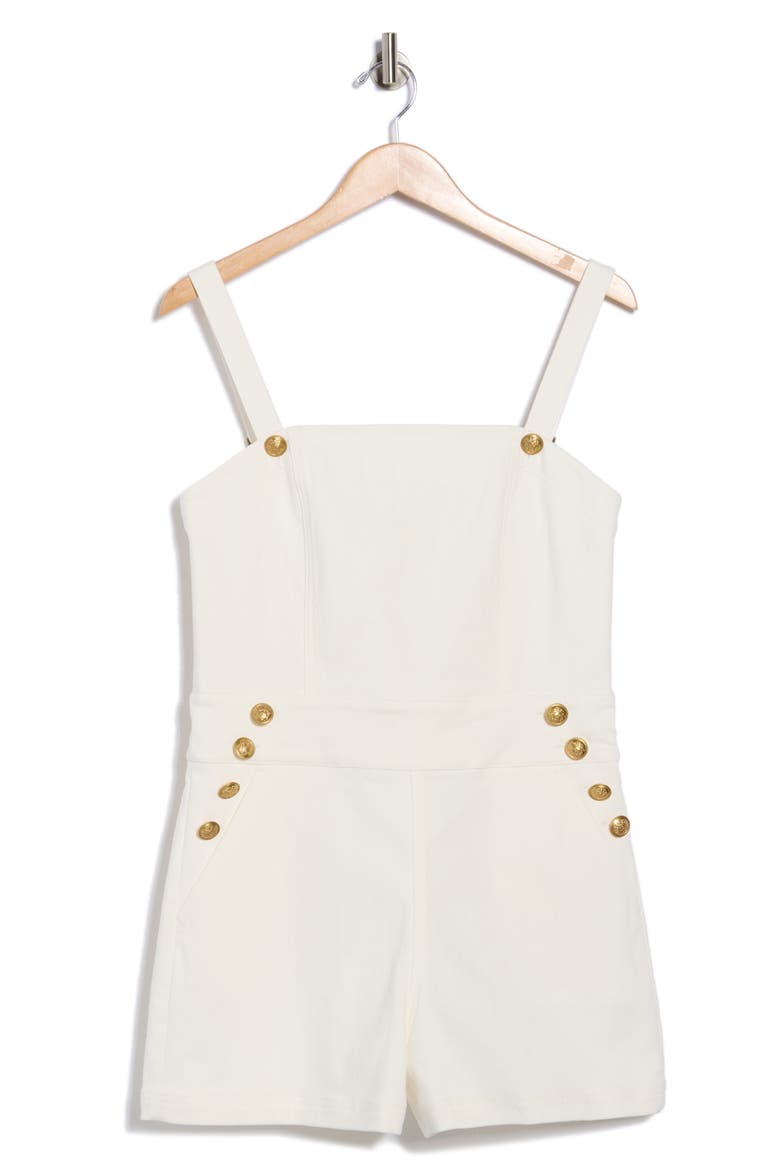 Vita Denim Romper, Main, color, OFF WHITE