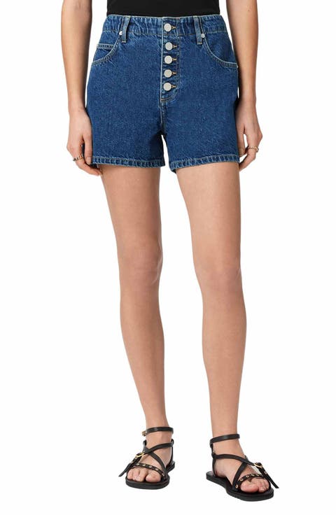 Tay Exposed Fly Denim Shorts