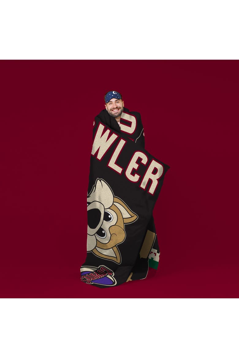 Arizona Coyotes Howler Mascot  60" x 80" Raschel Throw Blanket, Alternate, color, None