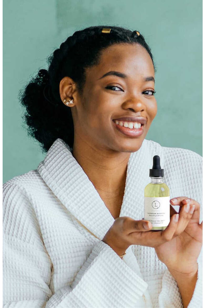 CBD Lavender Body Oil, Natural Moisturizing Body Oil, Alternate, color, None
