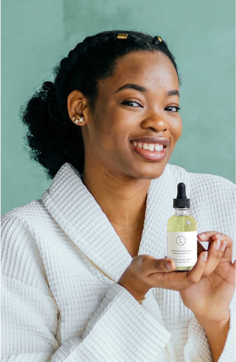 Lizush CBD Lavender Body Oil, Natural Moisturizing Body Oil, Alternate, color, NO COLOR