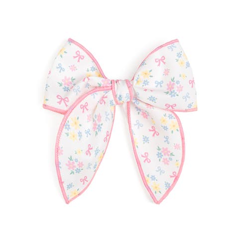 Sweet Floral Bow Clip (Toddler & Little Kid)