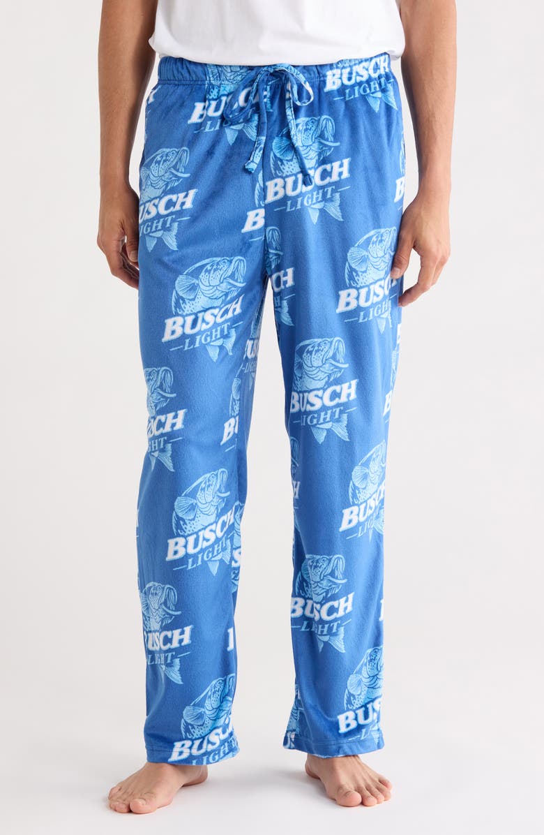 Lord's Rocks Busch Light Pajama Pants, Main, color, Blue