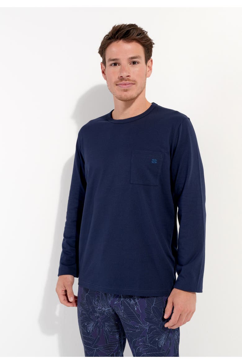 Kenny Long Sleepwear, Alternate, color, Navy Print