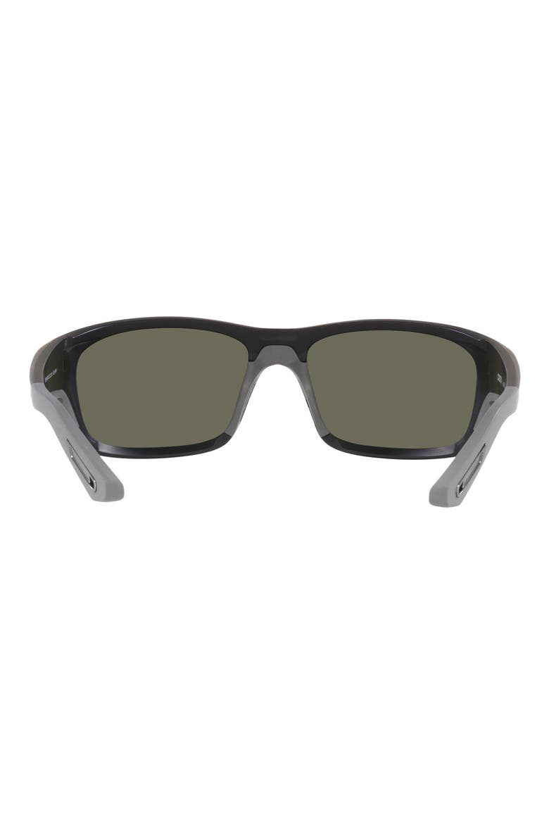Jose Pro 62mm Polarized Oversize Rectangular Sunglasses, Alternate, color, MATTE BLACK