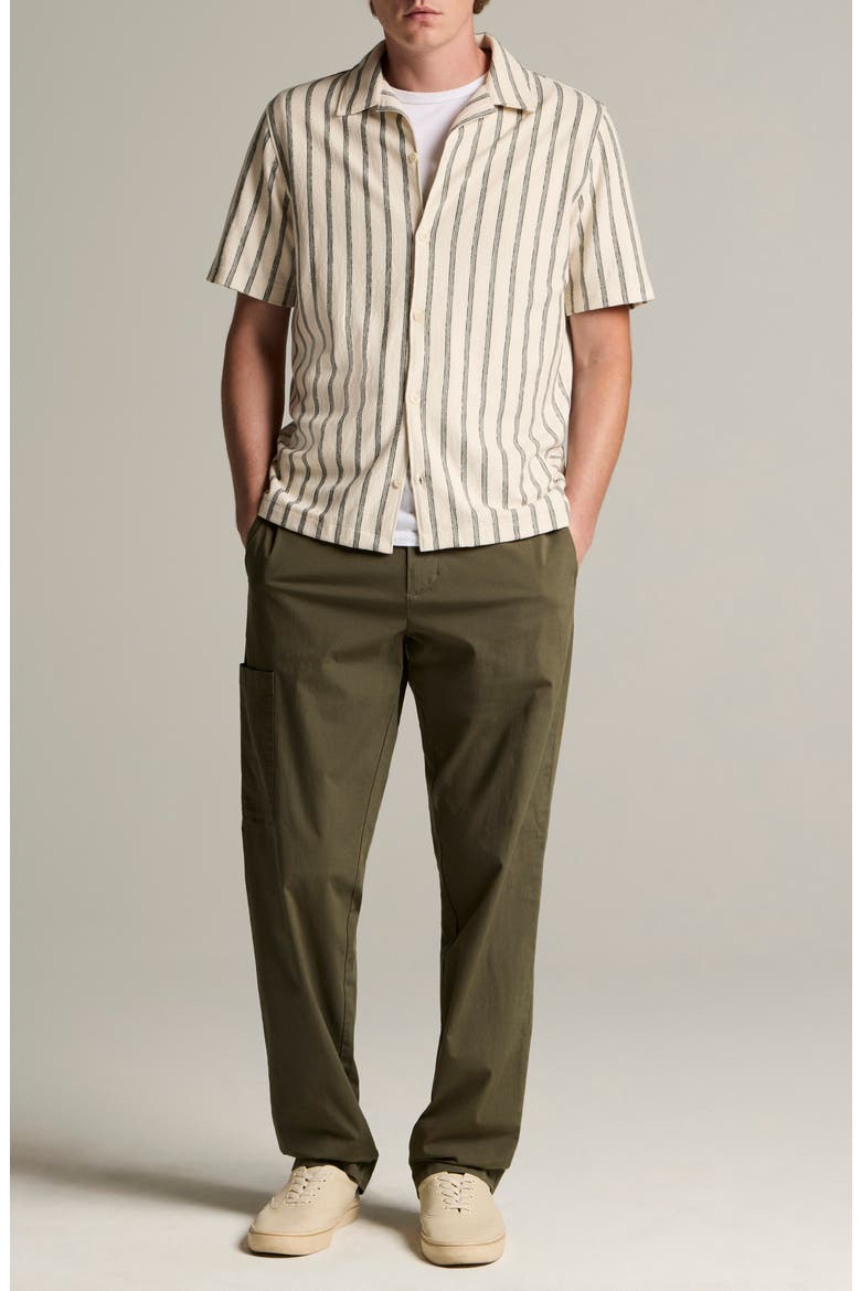Stripe Terry Cabana Stripe Button-Up Shirt, Alternate, color, SMOCK WHITE COMBO