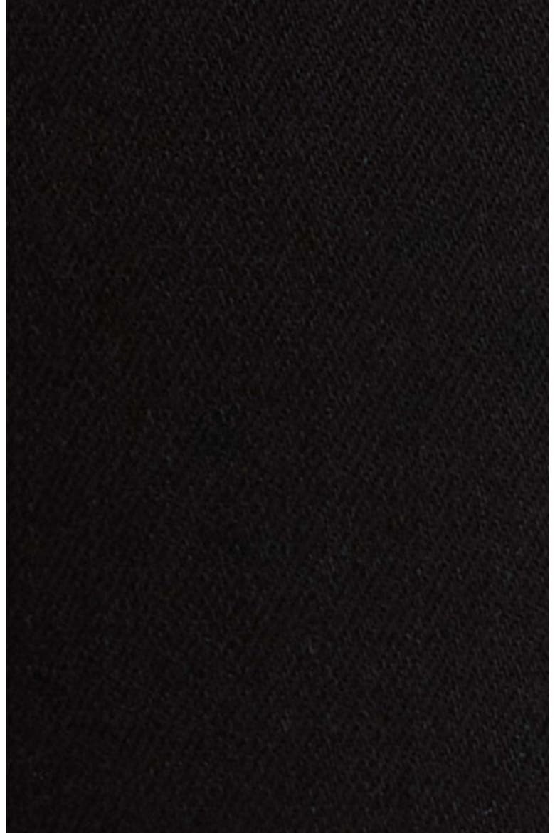 Stevie High Waist Ankle Straight Leg Jeans, Alternate, color, BLACK SHADOW