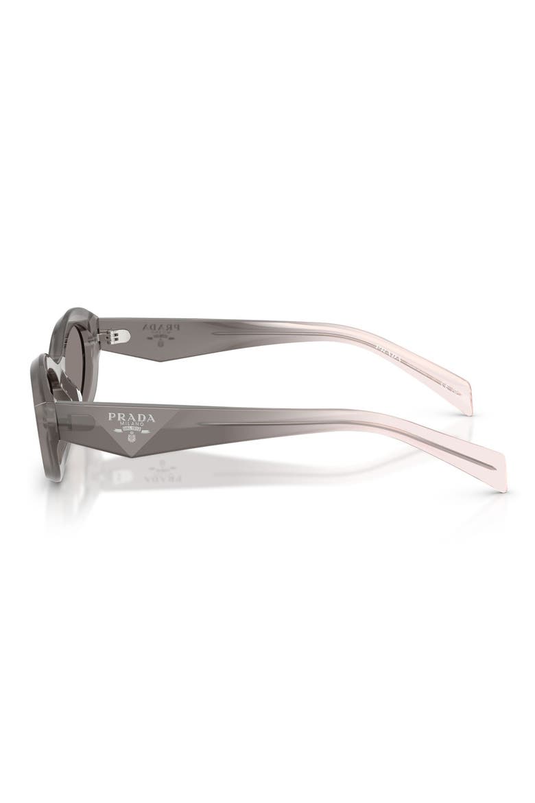 Symbole 56mm Oval Sunglasses, Alternate, color, GREY / DARK GREY