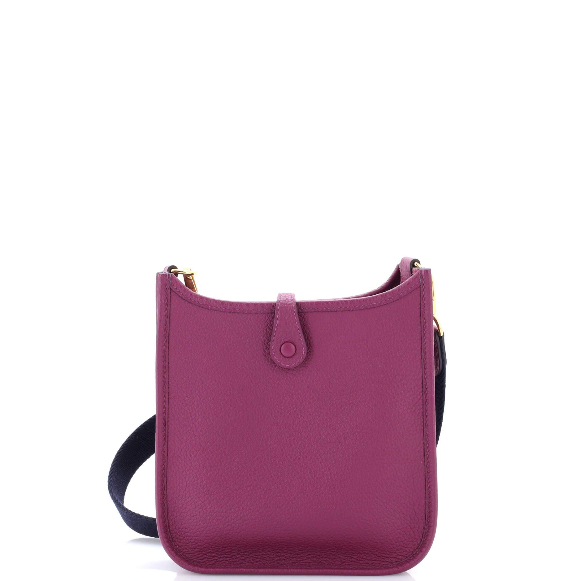 Pre-Owned Hermes Evelyne Bag Gen III Clemence TPM, Alternate, color, Anemone