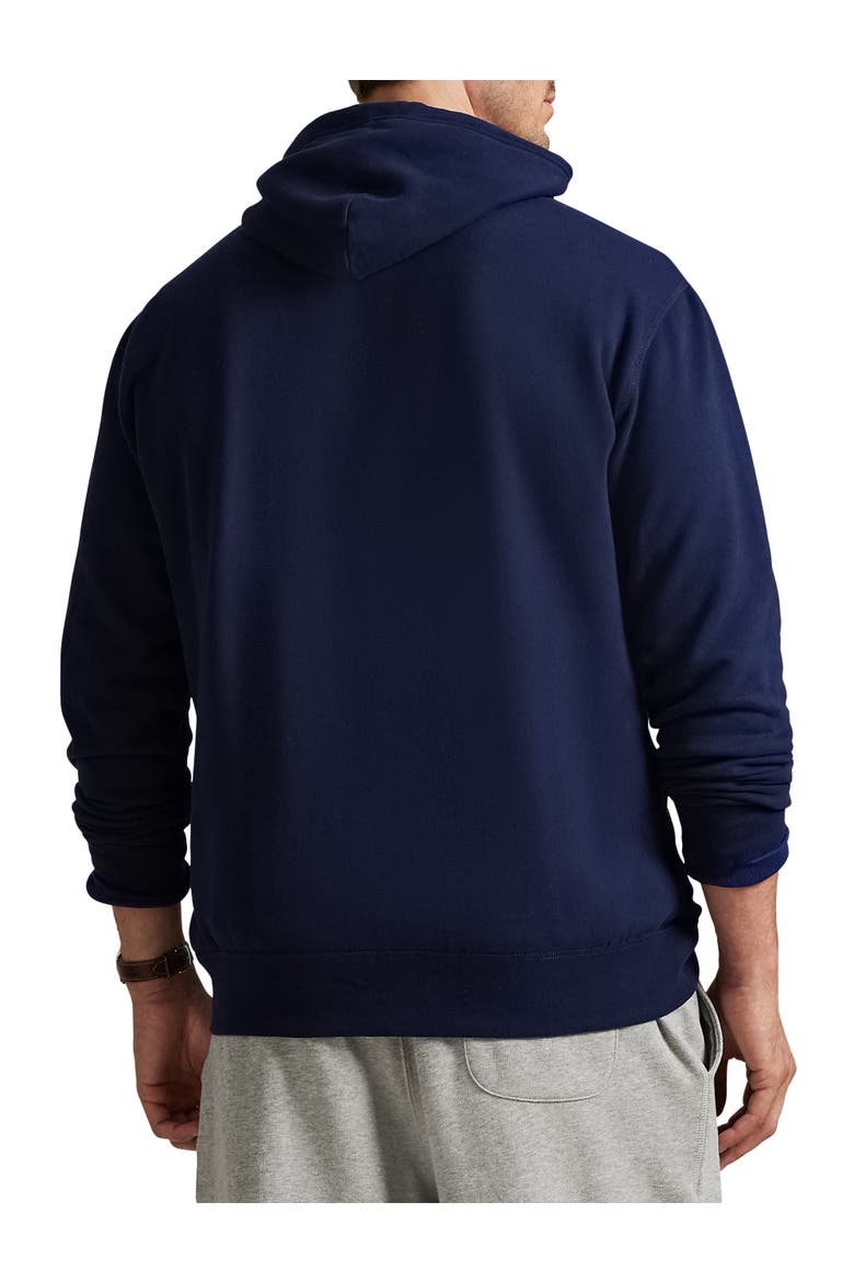 Big & Tall Perfect Fleece Hoodie, Alternate, color, CRUISE NAVY
