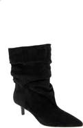 BCBG Dalles Kitten Heel Pointed Toe Scrunch Bootie