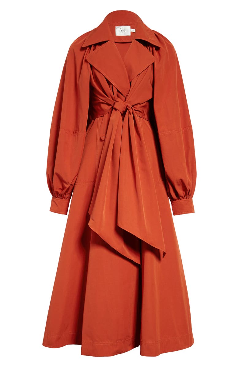 Aje Interlace Convertible Trench Dress, Main, color, 